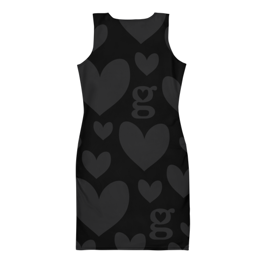 G Thang Sublimation Cut & Sew Dress (black)