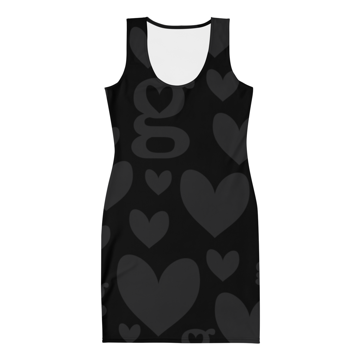 G Thang Sublimation Cut & Sew Dress (black)