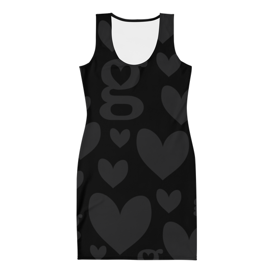 G Thang Sublimation Cut & Sew Dress (black)