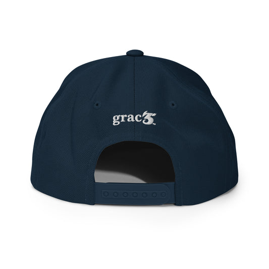 3 Halo Snapback Hat